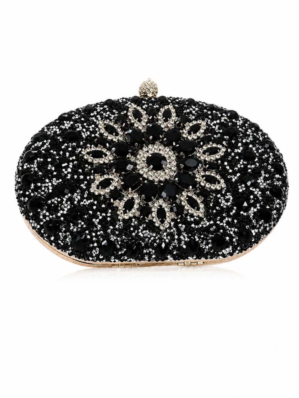 Ramla Glamorous Black Clutch